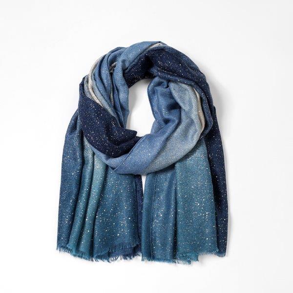 Ombre Scarf - Blue