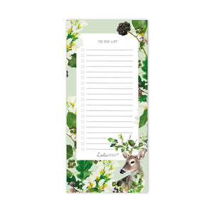 Winter Stag Magnetic Shopping List / To Do Pad