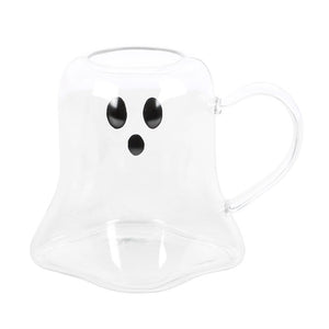 Ghost See Through Glass Mug