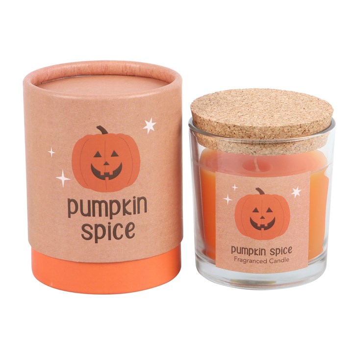 Peekaboo Pumpkin Spice Autumn Candle