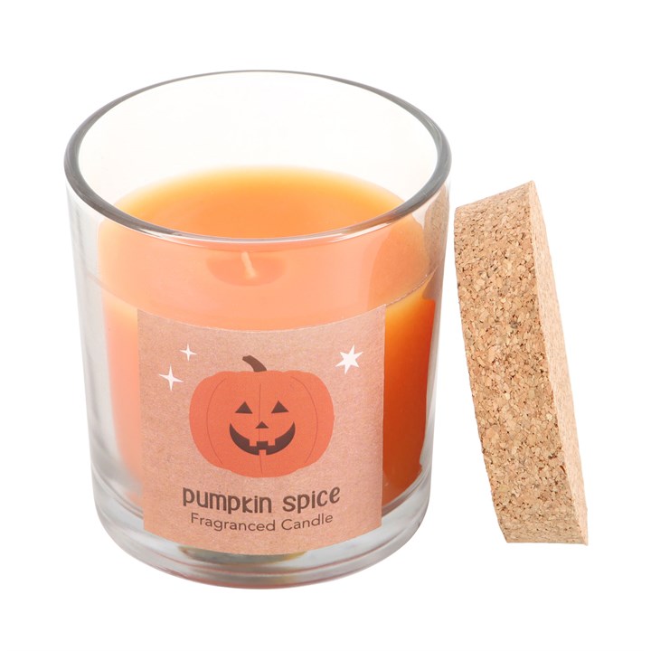Peekaboo Pumpkin Spice Autumn Candle