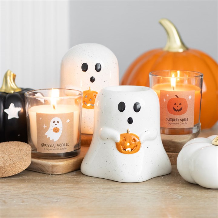 Peekaboo Pumpkin Spice Autumn Candle