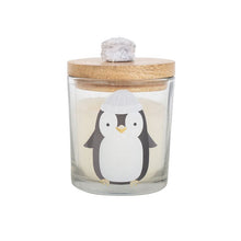 Load image into Gallery viewer, Vegan Frosty Vanilla Penguin Candle
