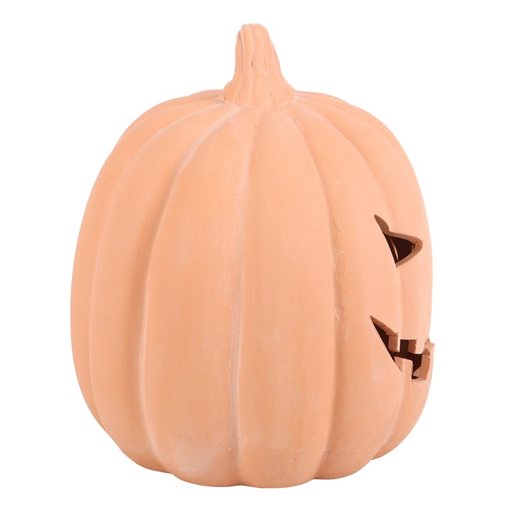 22cm XL Terracotta Pumpkin Ornament