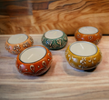 Moroccan Inspired T-Light Holders - Set of 5