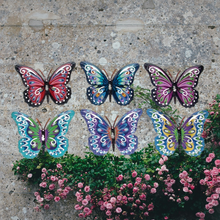 Load image into Gallery viewer, Garden Wall Art - Metallic Butterflies - Small
