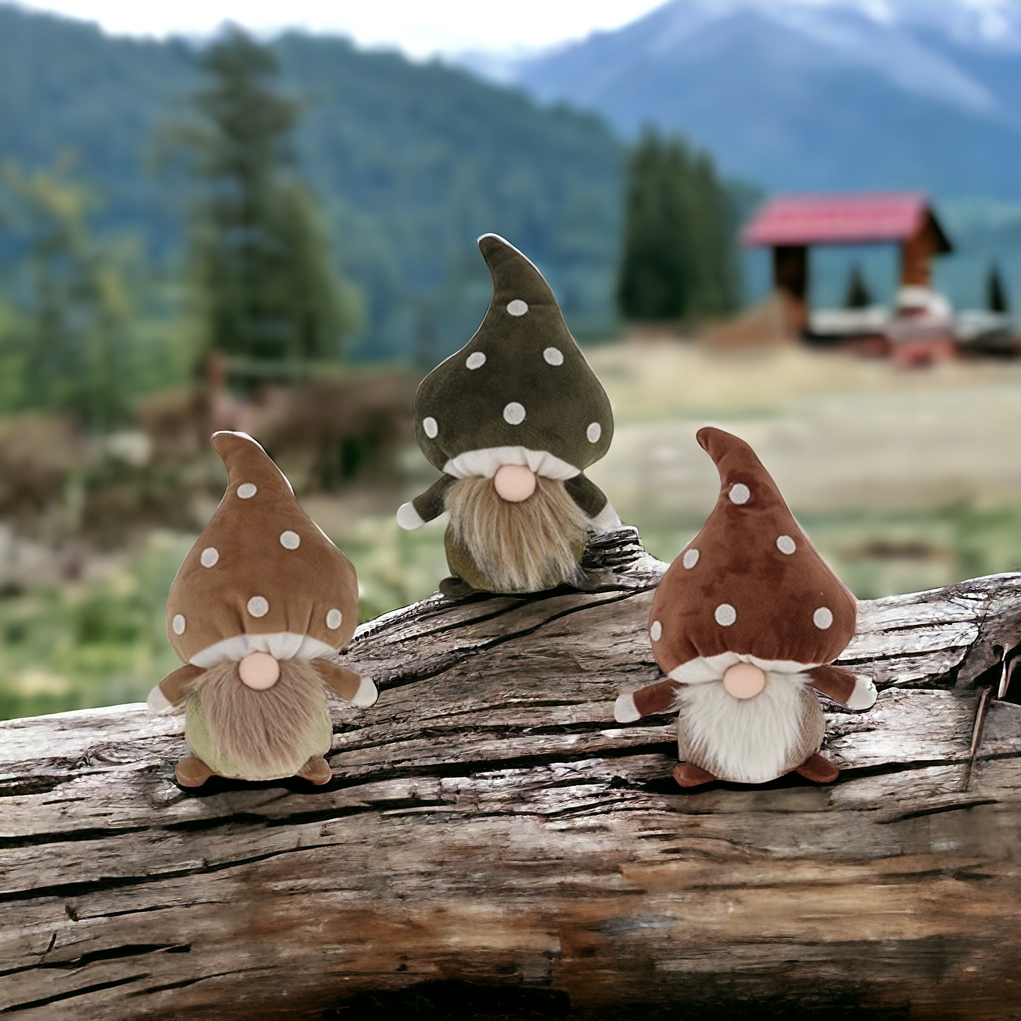 Forest Mushroom Gonk - Sitting - Large