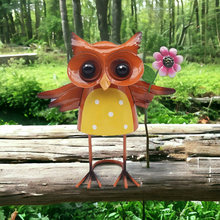 Load image into Gallery viewer, Medium Owl Garden Ornament
