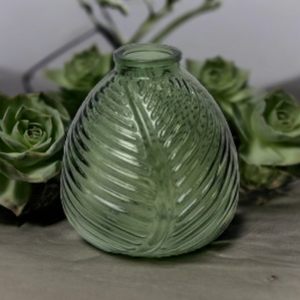 Green Leaf Vase