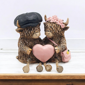 Highland Cow Couple - Archie & Betty PRE-ORDER