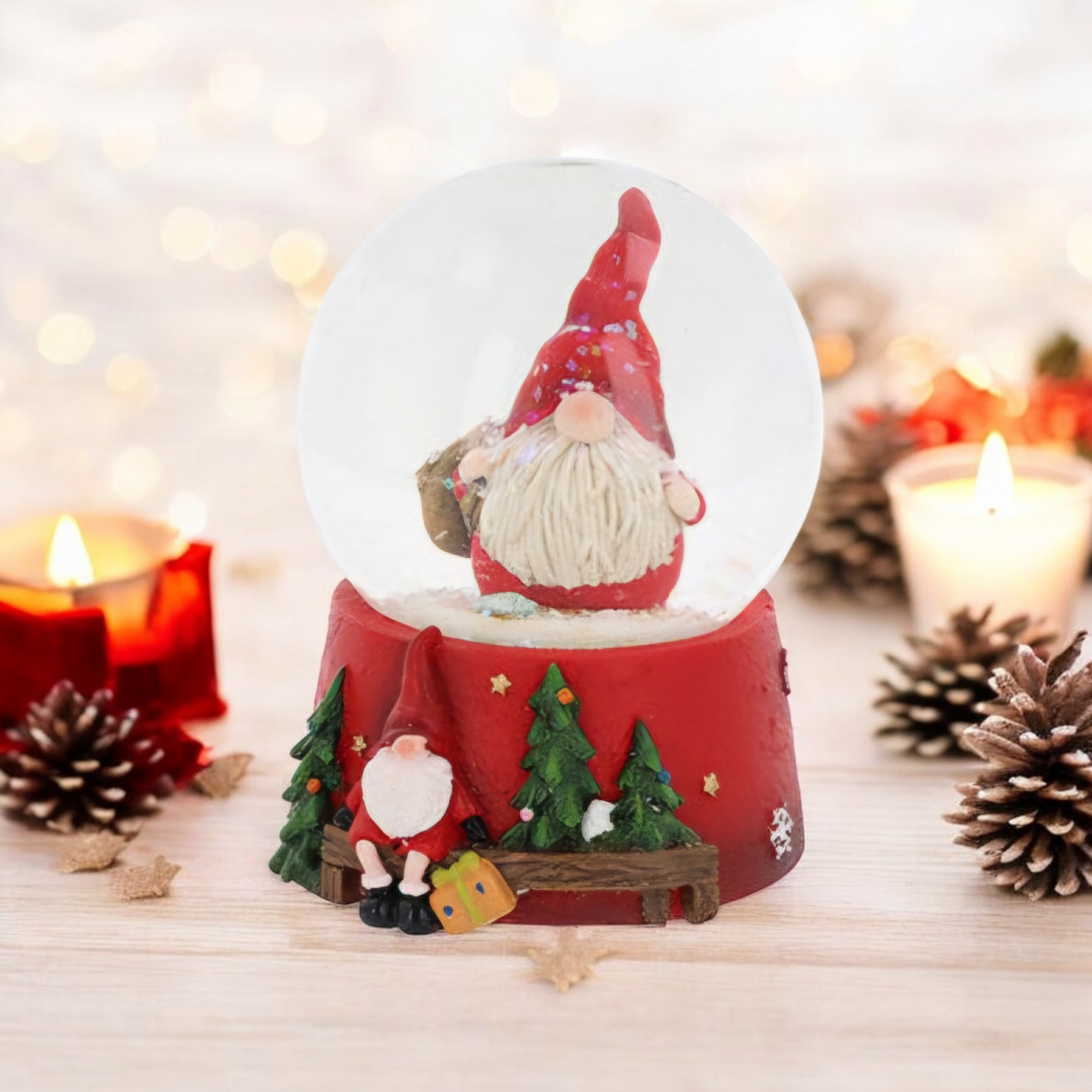 Christmas Gonk Snowglobe