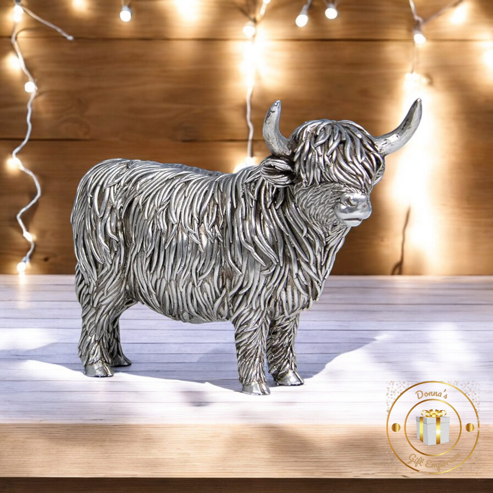 Silver Highland Cow - Small