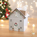 Christmas Cottage Tissue House Box
