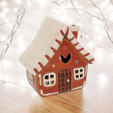 Load image into Gallery viewer, Gingerbread House T-Light Holder
