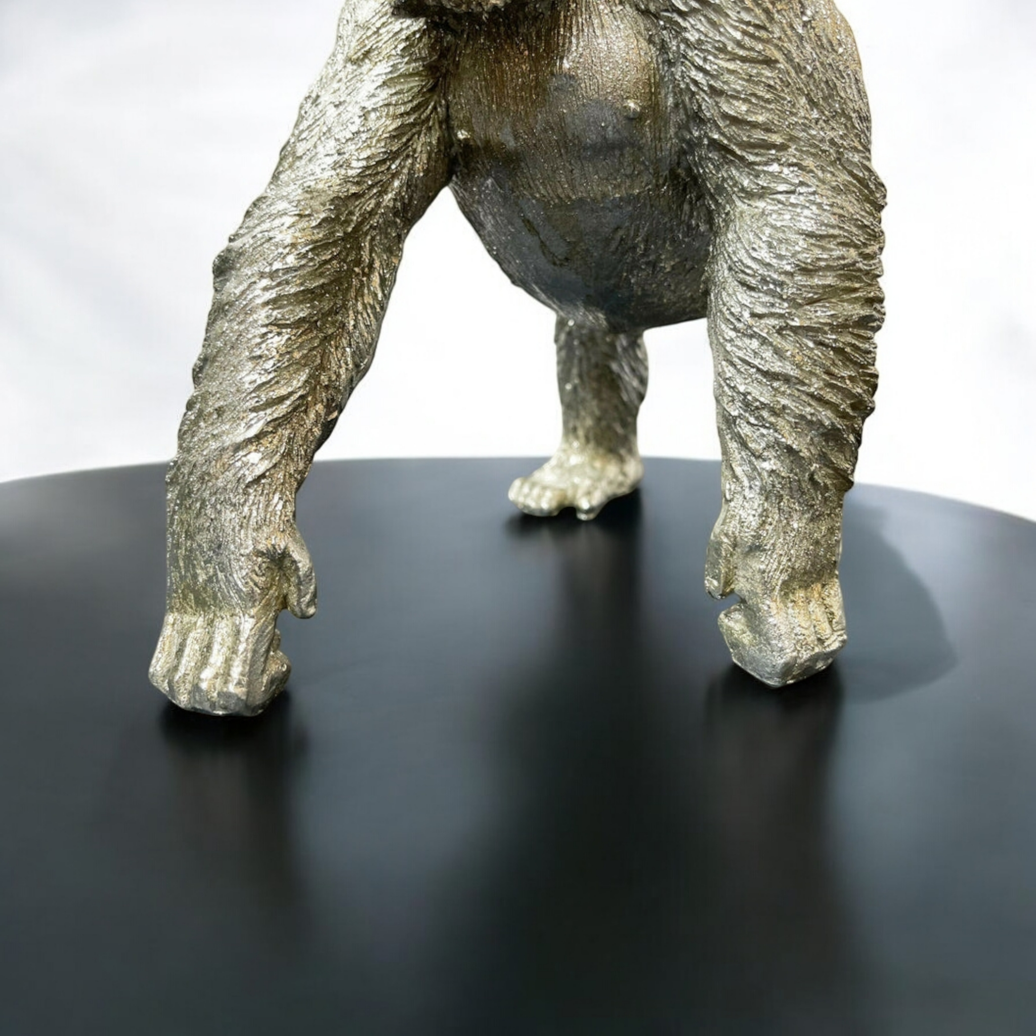 Silver Gorilla With Baby