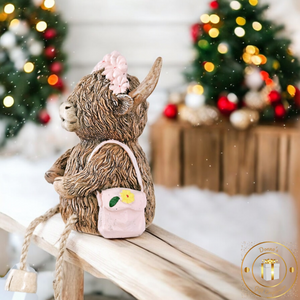 Highland Cow With Handbag- Money Bank