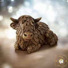 Load image into Gallery viewer, Hugo The Highland Cow With Calf
