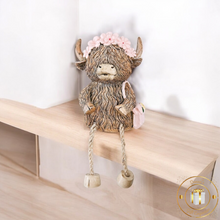 Load image into Gallery viewer, Highland Cow With Handbag- Money Bank
