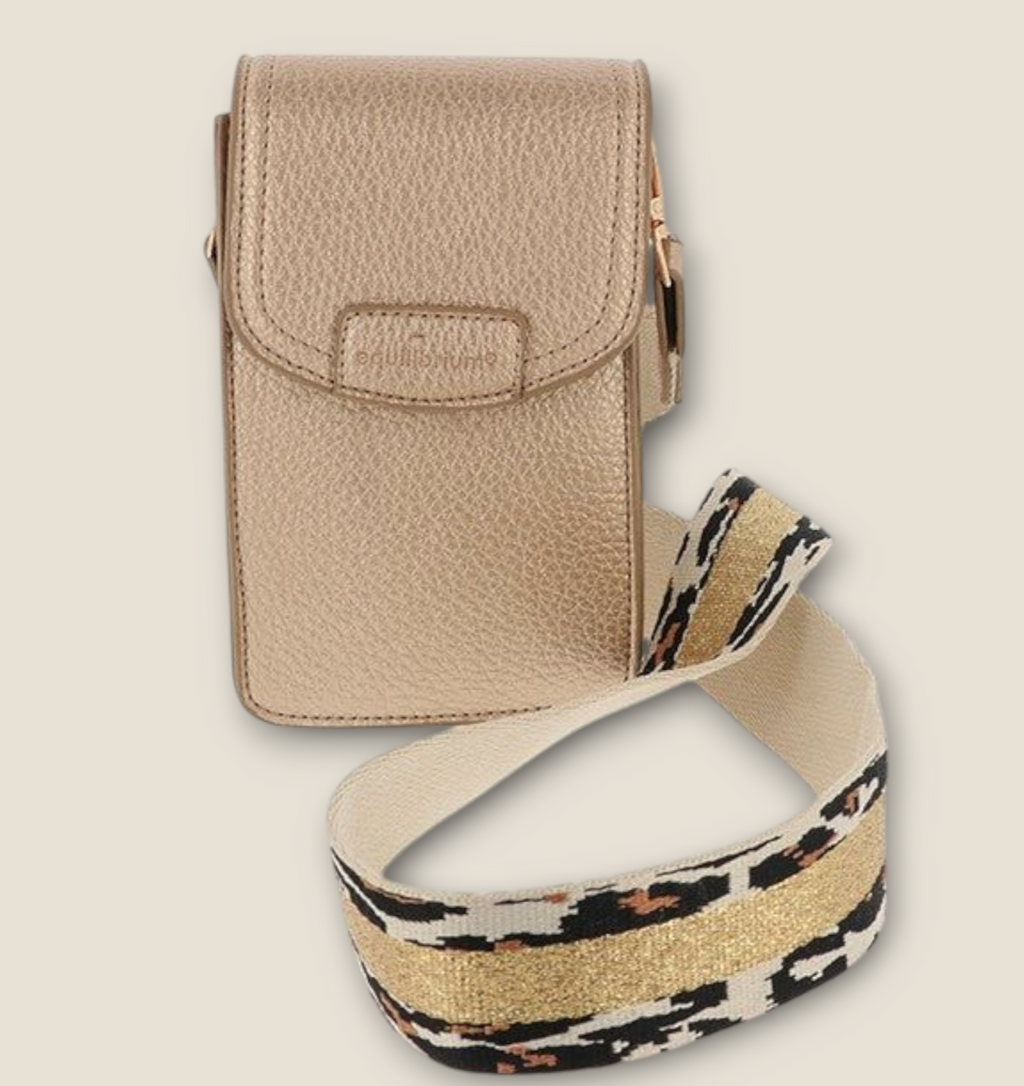 Classic Mobile Phone Bag - Gold