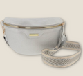 Cross Body Bum Bag - Silver