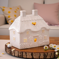 White Cottage Candle T-Light Holder ***PRE-ORDER***