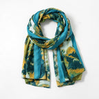 Eco Style - Poppy Animal Print – Teal