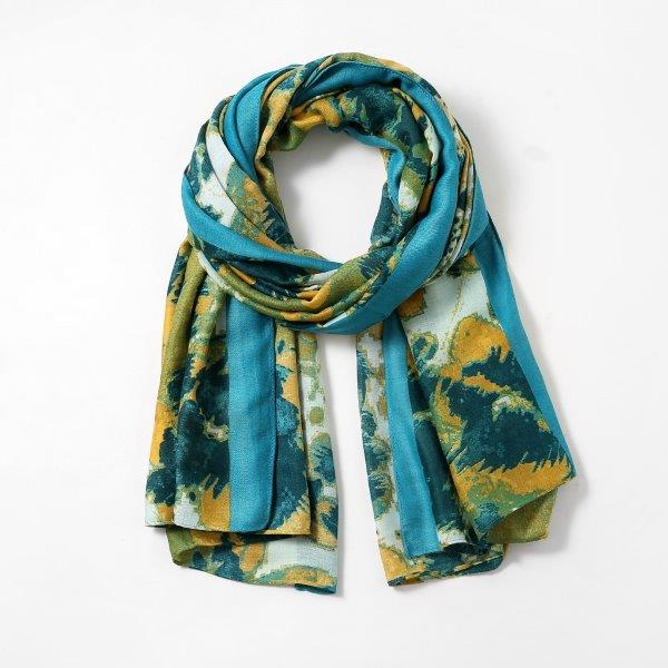 Eco Style - Poppy Animal Print – Teal