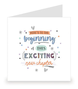 Exciting New Chapter (Leaving/Congratulations) Card