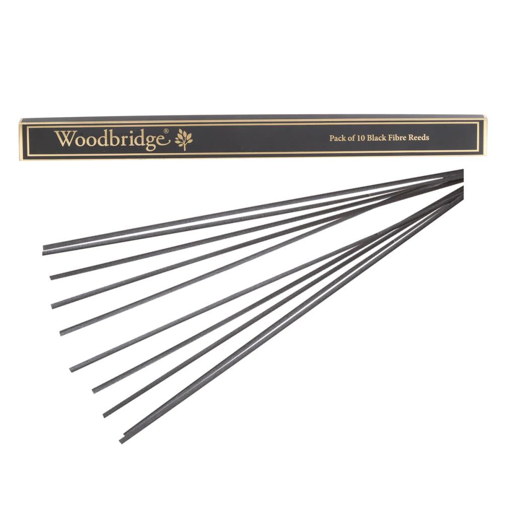 Woodbridge Black Fibre Reed Diffuser Reeds 56cm x 4mm 10 Qty