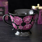 Dark Romance Floral Teacup