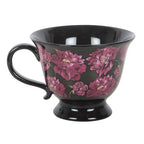 Dark Romance Floral Teacup
