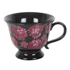 Dark Romance Floral Teacup