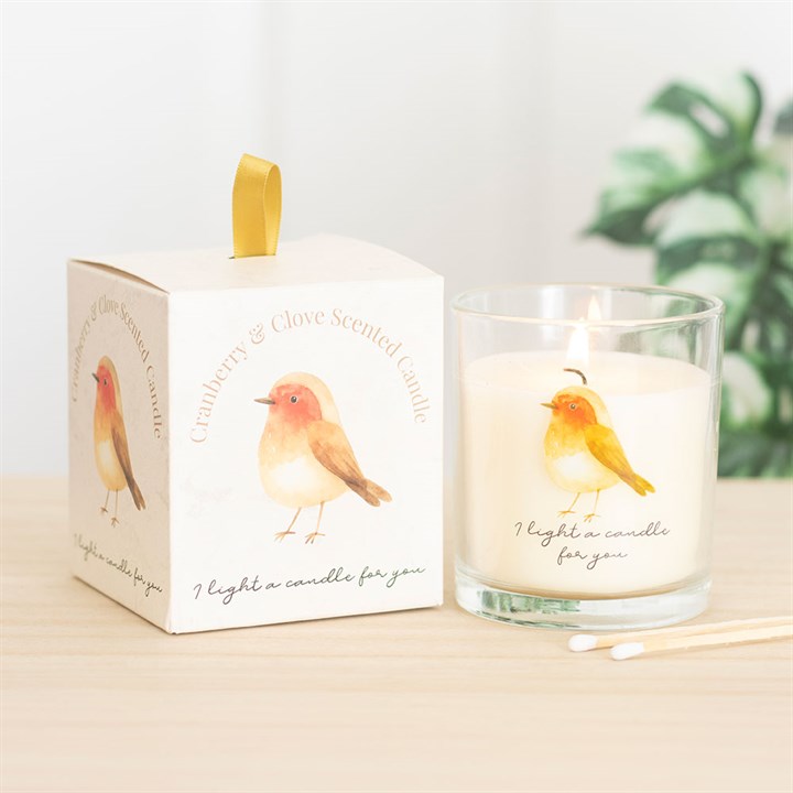 Robin Remembrance Candle
