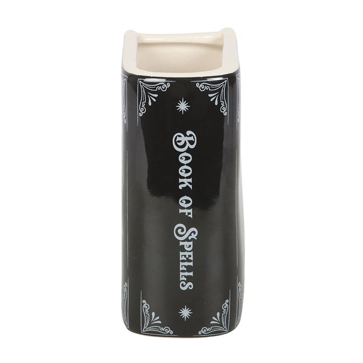 Book of Spells Ceramic Book Shaped Vase
