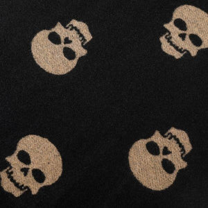 Cashmere Skulls Scarf - Beige