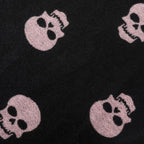 Cashmere Skulls Scarf - Black/Pink *** PRE-ORDER ***