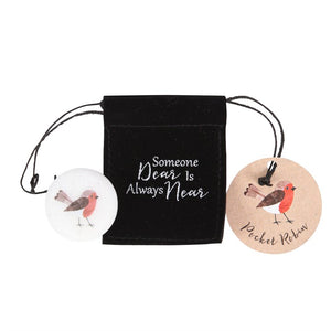 Robin Sentiment Rememberance Keepsake Stone Tokens