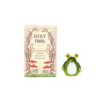 Load image into Gallery viewer, Lucky Glass Frog &amp; Toadstool In Mini Gift Boxes
