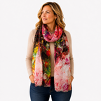 Abstract Art Print Scarf - Lightweight