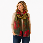 Abstract Art Print Scarf - Lightweight