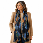 Autumn Leaf Print Scarf