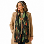 Autumn Leaf Print Scarf