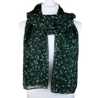 Autumn Floral Shimmer Scarf - Lightweight