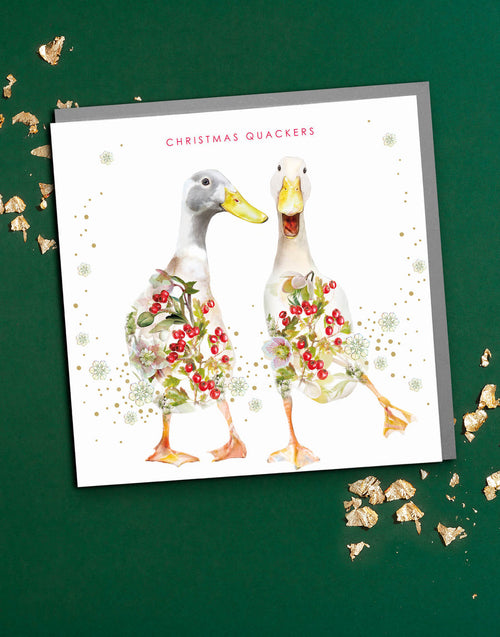 Christmas Card - Ducks - Christmas Quackers
