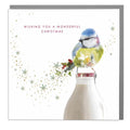 Christmas Card - Blue Tit Wonderful Christmas