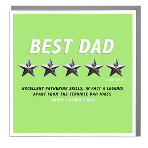 Best Dad Father’s Day Card