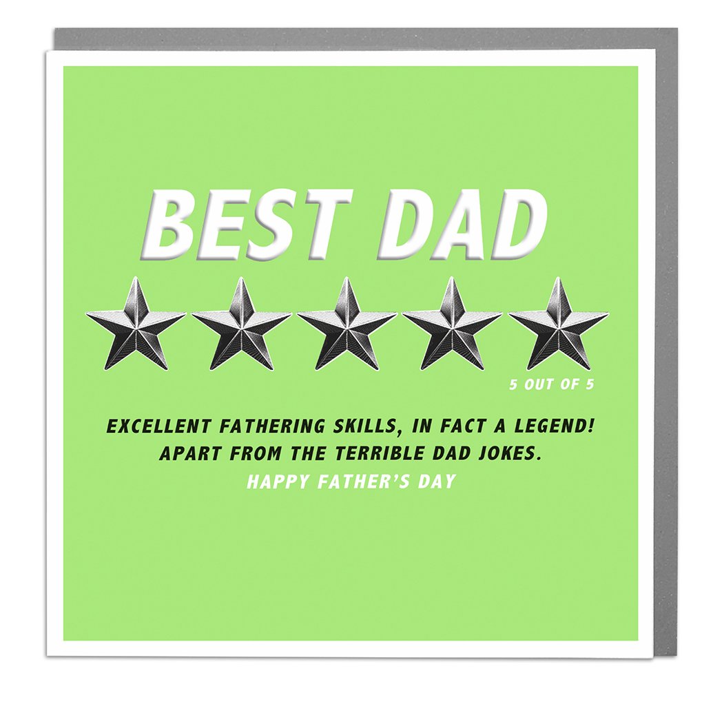 Best Dad Father’s Day Card .