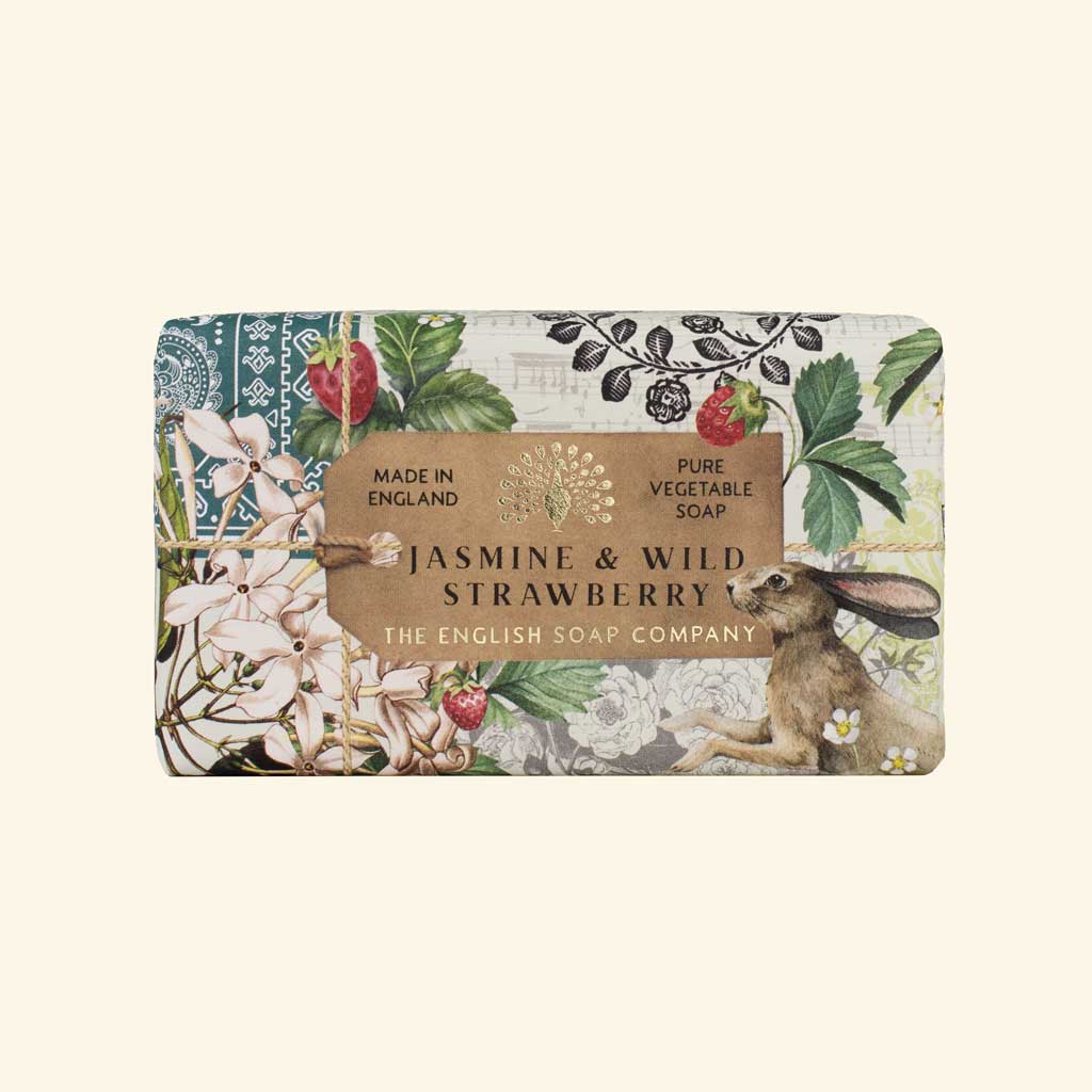 The English Soap Company - Jasmine and Wild Strawberry Soap