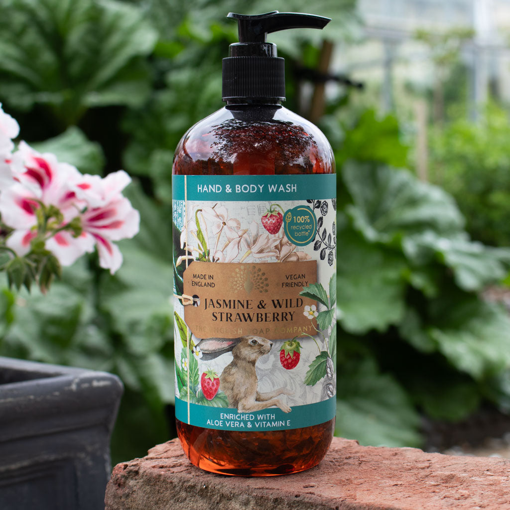 The English Soap Company - Jasmine and Wild Strawberry Hand and Body Wash