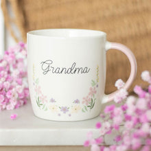 Load image into Gallery viewer, Grandma Pastel Floral Mug
